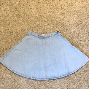 American Apparel Denim Skirt